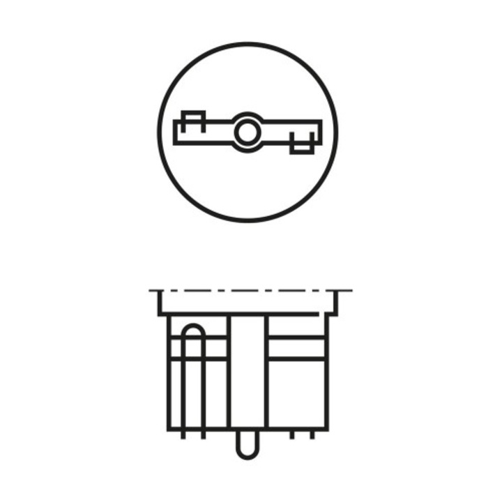 Set becuri 12V W5W 5W Bosch, 10 buc