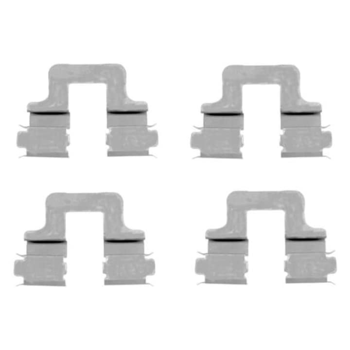 Fékbetét rögzítő készlet, Bosch, 1 987 474 314, ezüst