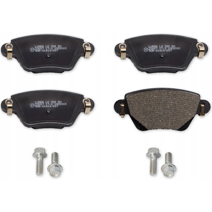 Fékbetétek, Breck, 23557 00 704 10