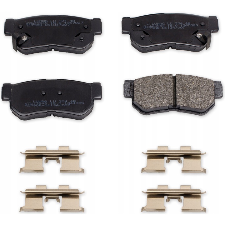 Fékbetétek, Breck, 23543 00 704 10