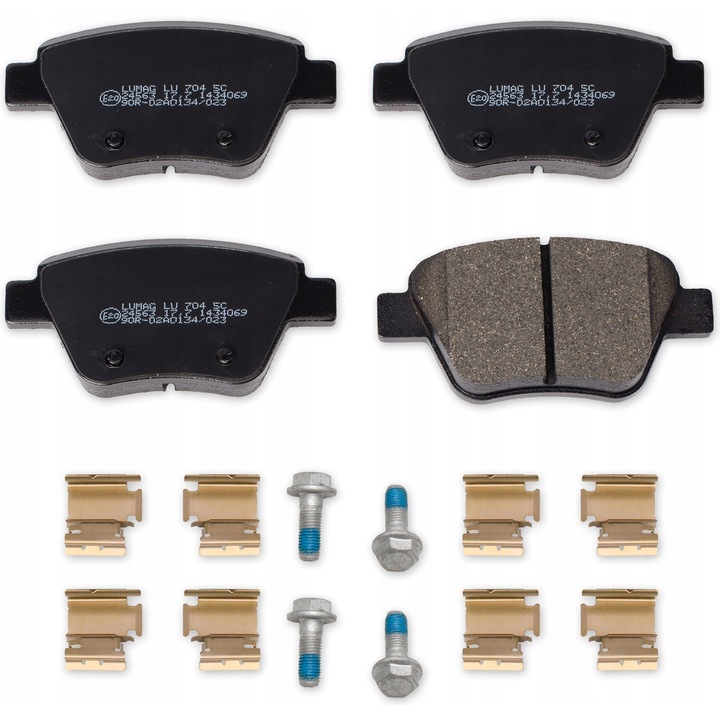 Fékbetétek, Breck, 24563 00 704 00