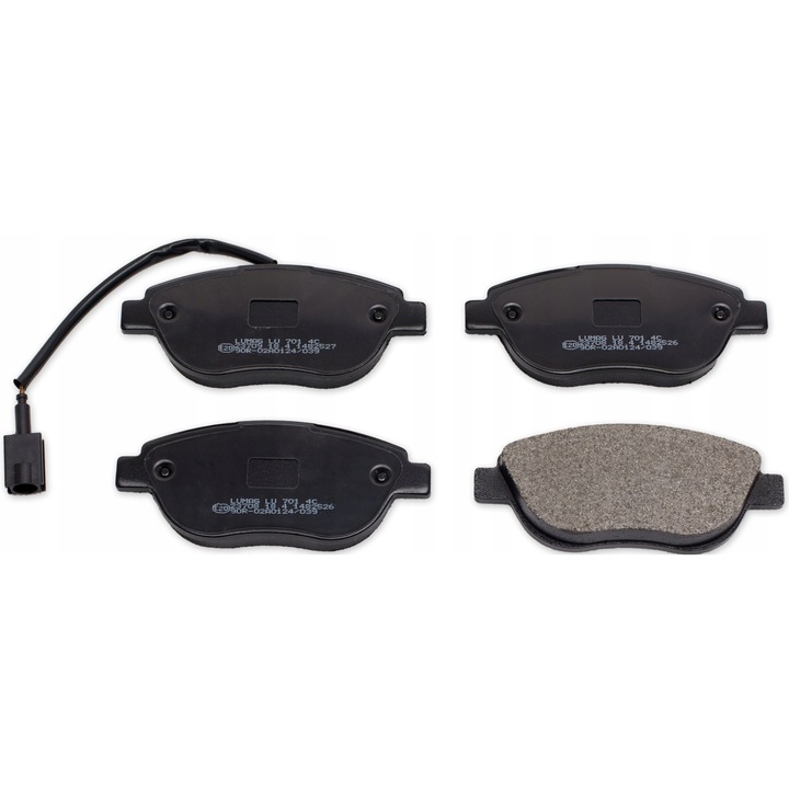 Fékbetétek, BRECK, 136,8x18,4x57,4 mm