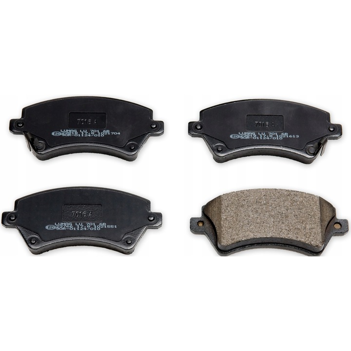 Fékbetétek, Breck, 23766 00 701 10