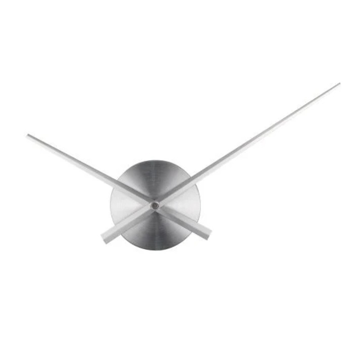 Mecanism cu quartz pentru ceas Burnvale, aluminiu, argintiu, 10 cm