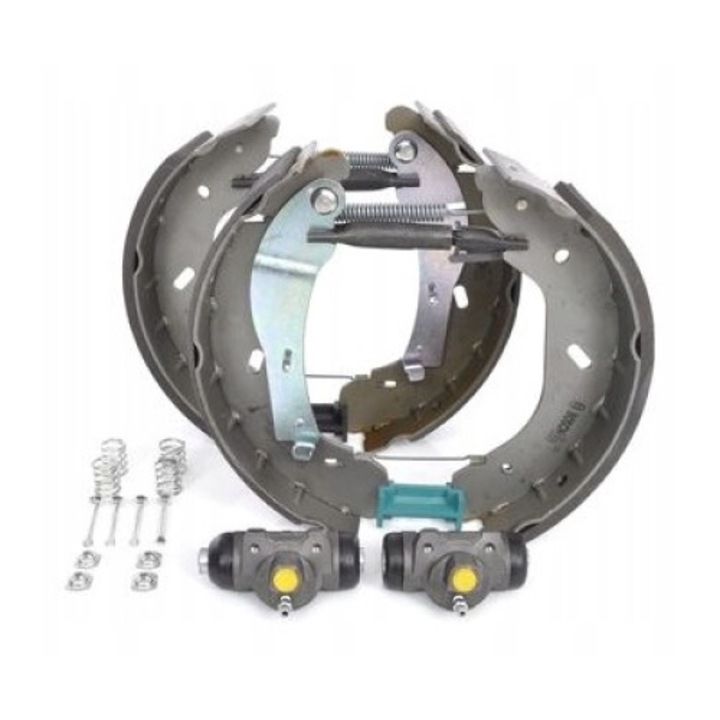 Комплект спирачни челюсти, Bosch, 0 204 114 194, сив