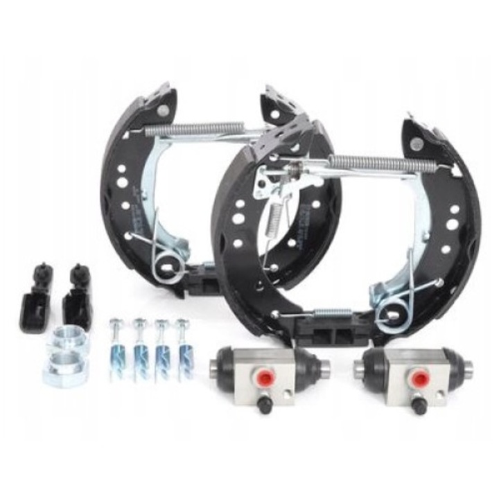 Fékpofa készlet, Bosch, 0 204 114 613, Fekete