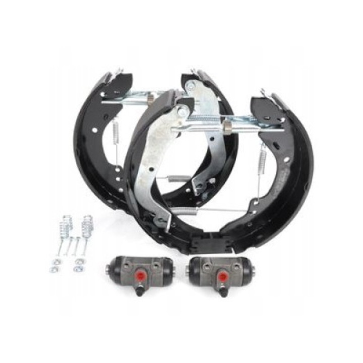 Fékpofa készlet, BOSCH, 0 204 114 508, Fekete