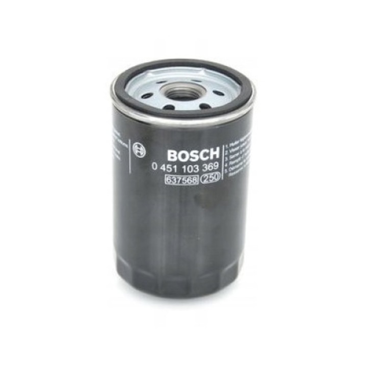 Olajszűrő, Bosch, 0 451 103 369, szürke