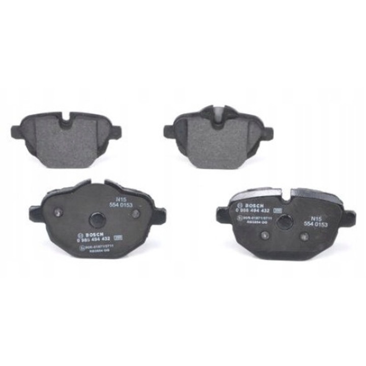 Fékbetétek, Bosch, 17,7x106,4x56,2/62,6 mm
