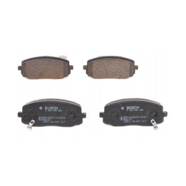 Fékbetét készlet, Bosch, 16,8x116,2x47,5 mm