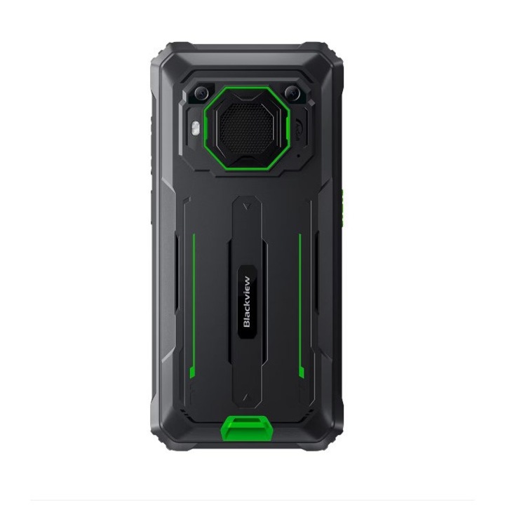 Mobiltelefon Blackview BV6200 Pro, Zöld, 4G, IPS 6.56", Hangszóró 3W, 6GB RAM, 128GB ROM, Android 13, Helio P35, NFC, 13000mAh, 18W, Dual SIM