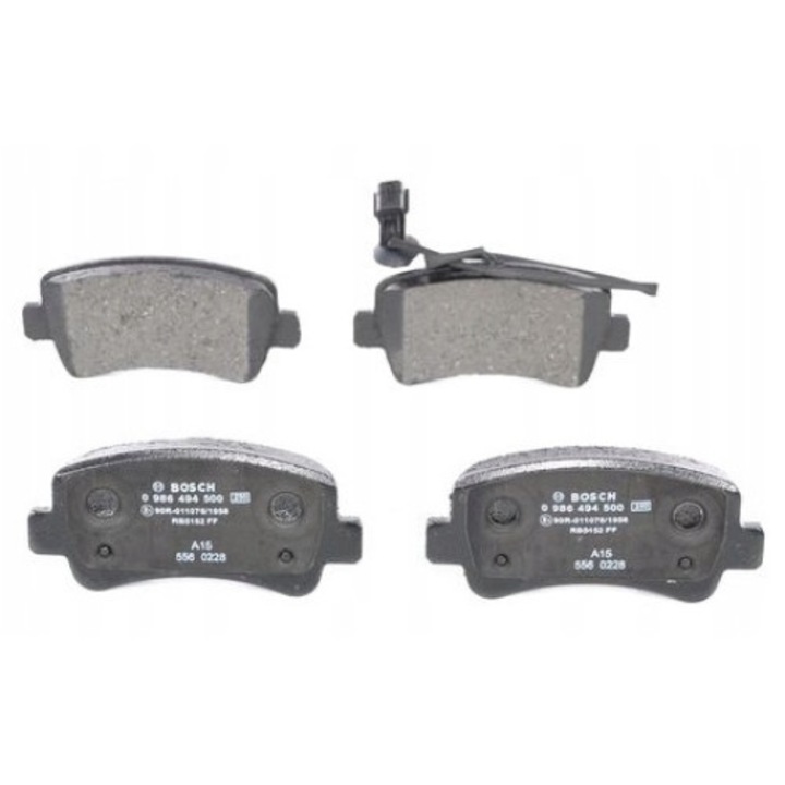 Fékbetétek, Bosch, 17,3x128,4x59,2 mm