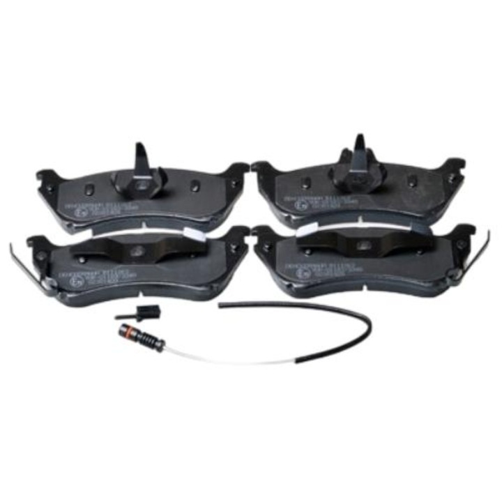 4db fékbetét készlet, Denckermann, B111263, fekete