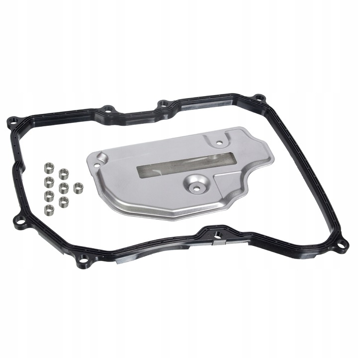 Комплект хидравличен филтър за автоматична скоростна кутия, Febi Bilstein, 106100, черен/сребрист