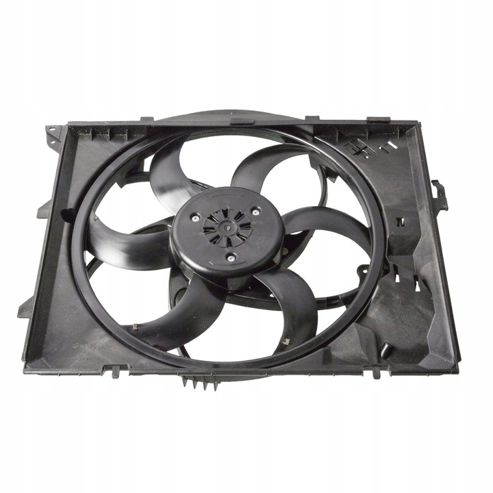 Ventilator radiator, Febi Bilstein, 107256, Negru