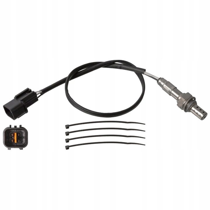 Lambda érzékelő 107593, FEBI BILSTEIN, Fekete