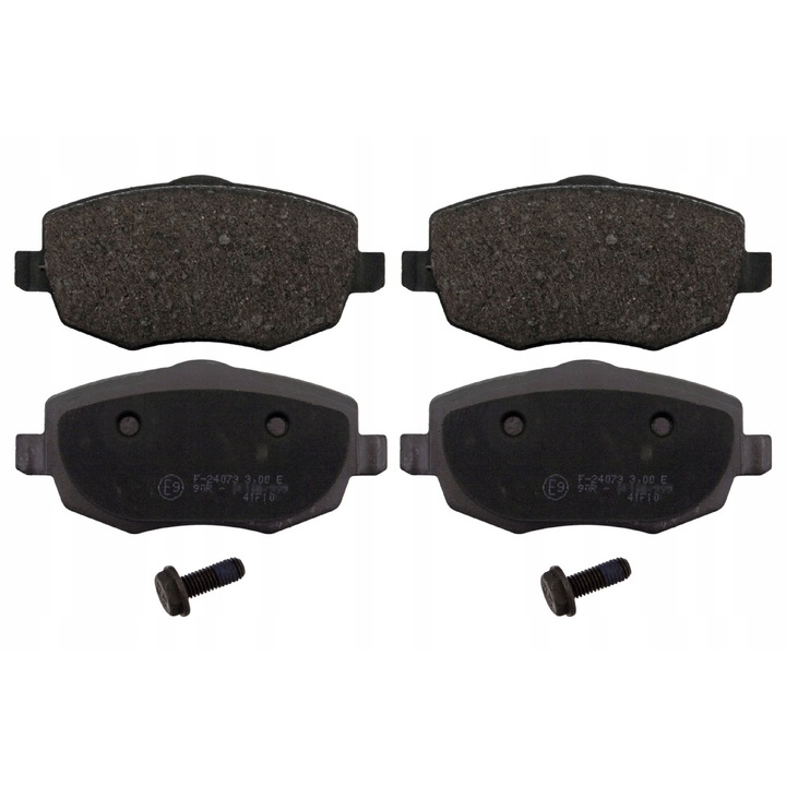 Fékbetétek FEBI BILSTEIN 116098, ECE R90 jóváhagyott, 116,7x55,3x15,6 mm, első tengelyhez