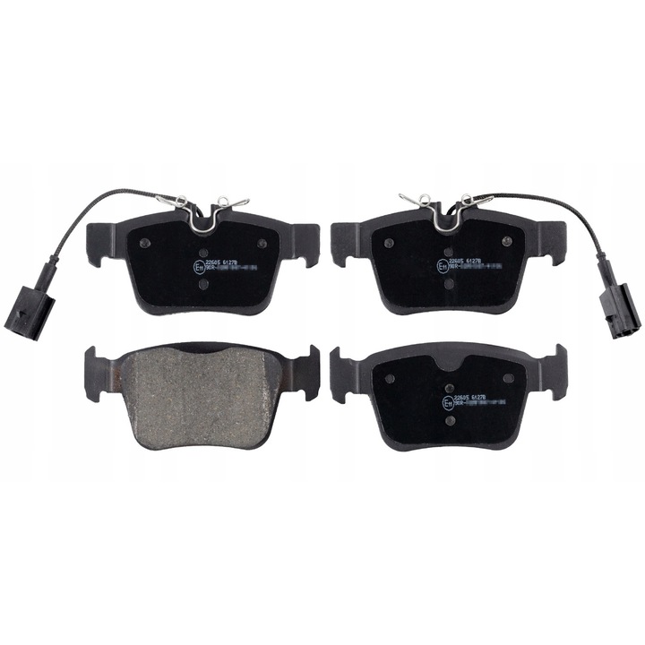 Комплект 4 накладки, FEBI BILSTEIN, 116227, Черни