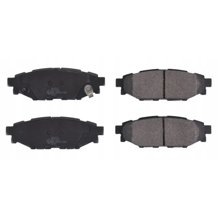 Set 4 placute de frana, FEBI BILSTEIN, Negru, 116274