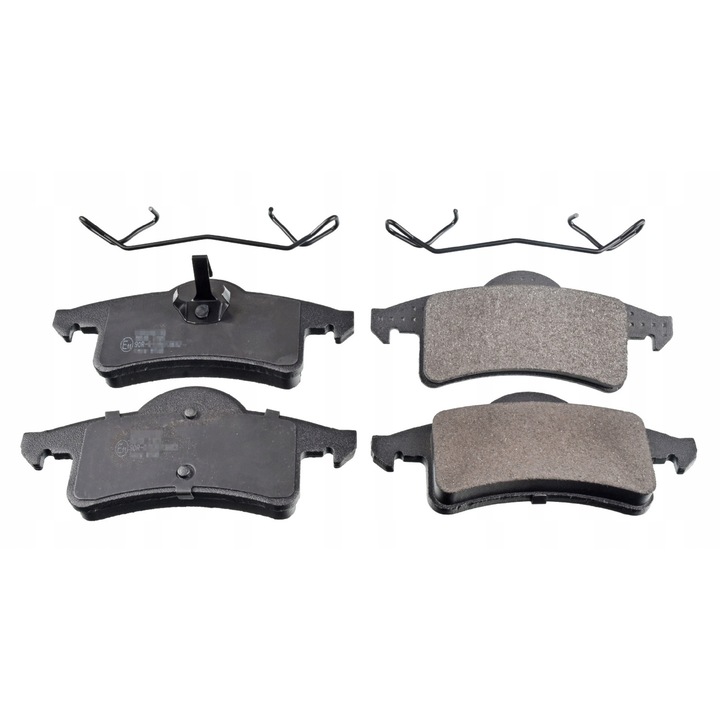 Set 4 placute de frana, FEBI BILSTEIN, Negru, 116329, Negru