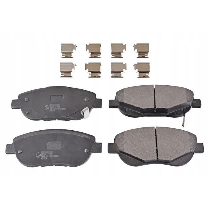 Set 4 placute de frana, FEBI BILSTEIN, Negru, 116371