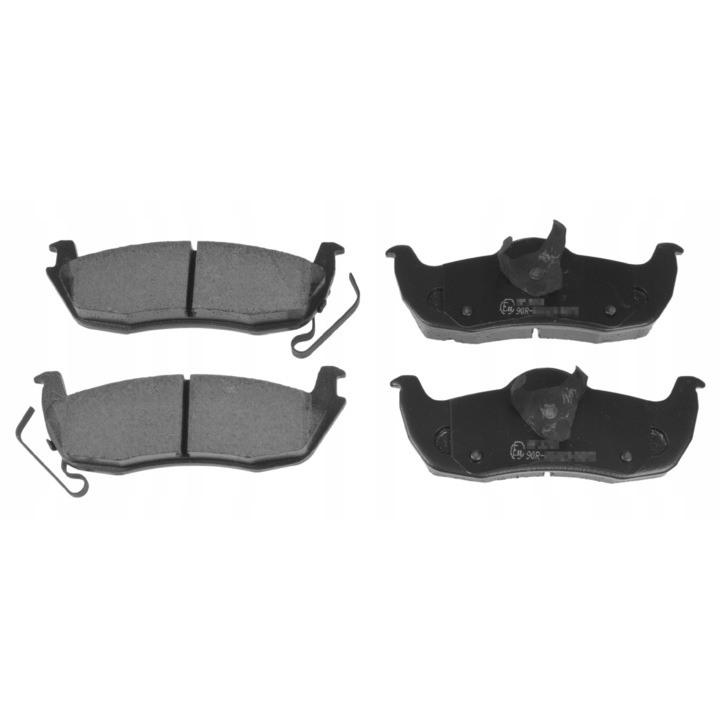 Комплект 4 накладки, FEBI BILSTEIN, черни, 116339