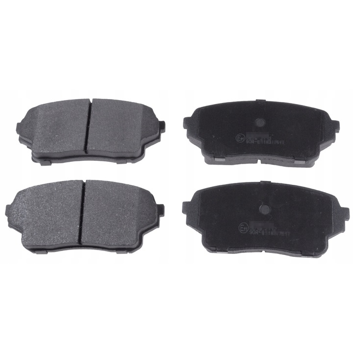 Комплект 4 накладки, FEBI BILSTEIN, 116391, Черни