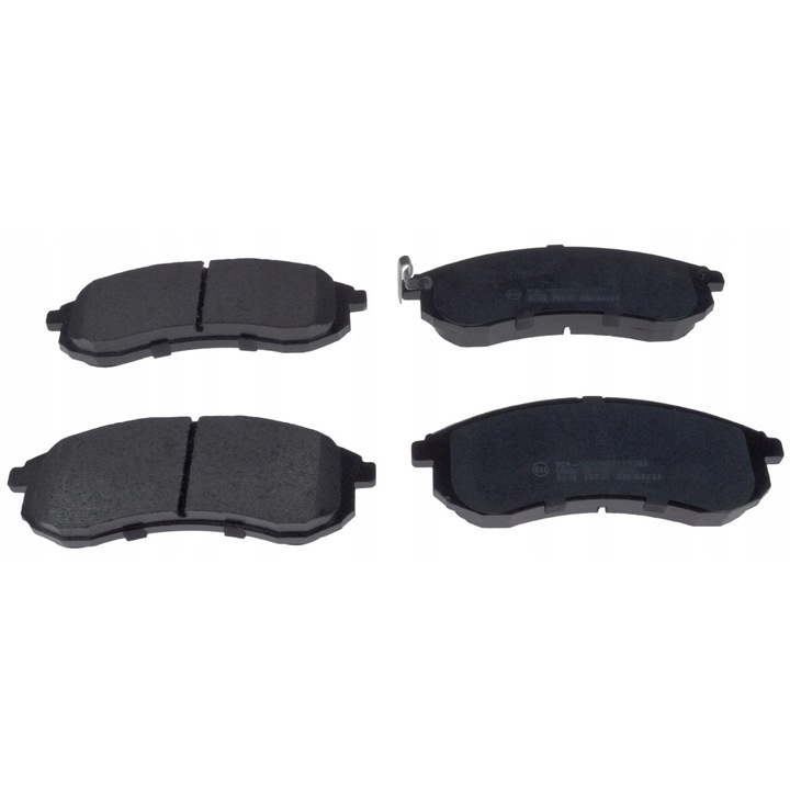 Комплект 4 накладки, FEBI BILSTEIN, черни, 116347