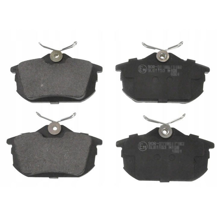 Комплект 4 накладки, FEBI BILSTEIN, черни, 16207