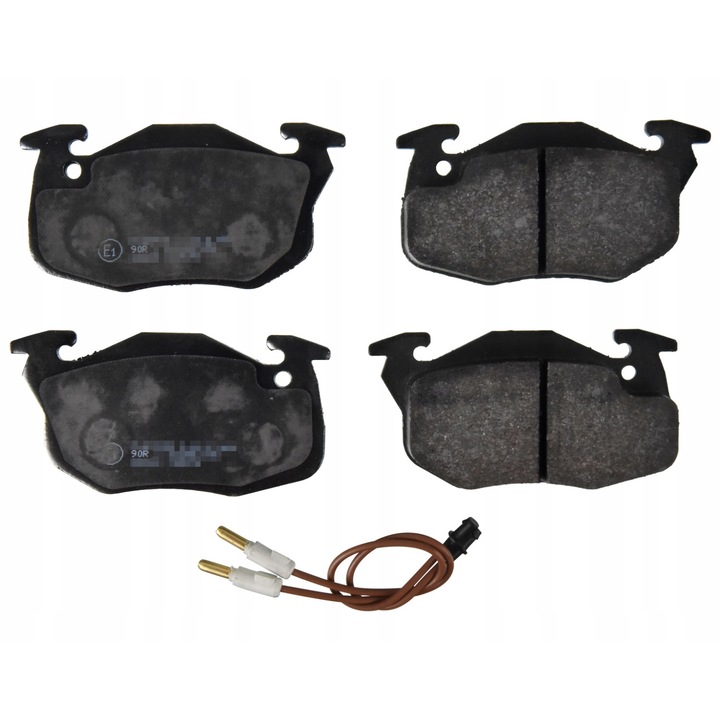 4 db-os fékbetét készlet, FEBI BILSTEIN, fekete, 16192