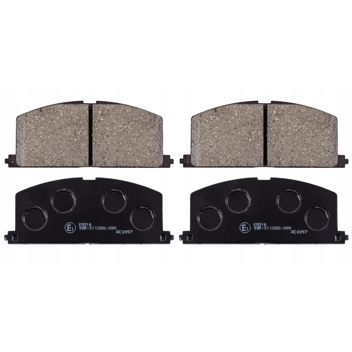 Placute de frana, Febi Bilstein, Negru, 16581