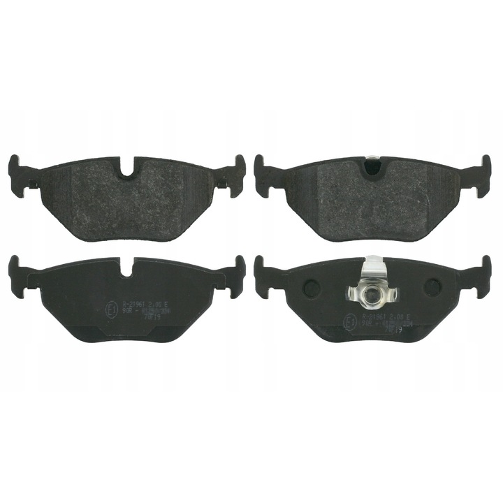 4db fékbetét készlet, FEBI BILSTEIN, fekete, 16190