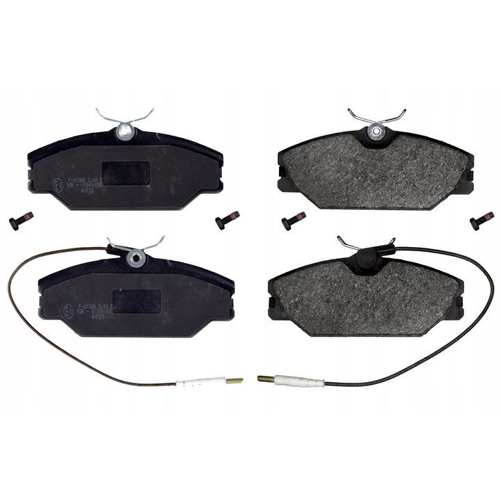 Комплект 4 накладки, FEBI BILSTEIN, 16381, Черни