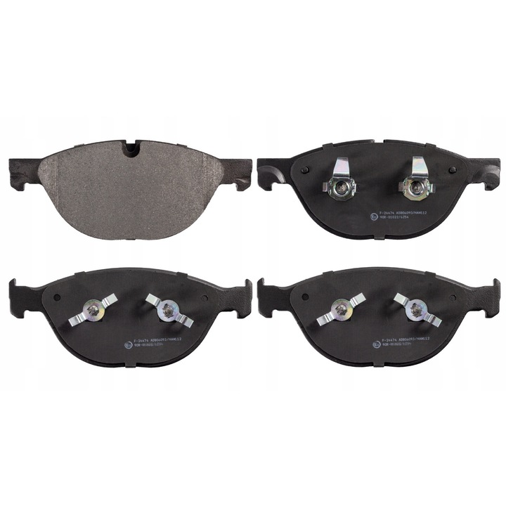 Placute de frana, Febi Bilstein, Negru, 16519