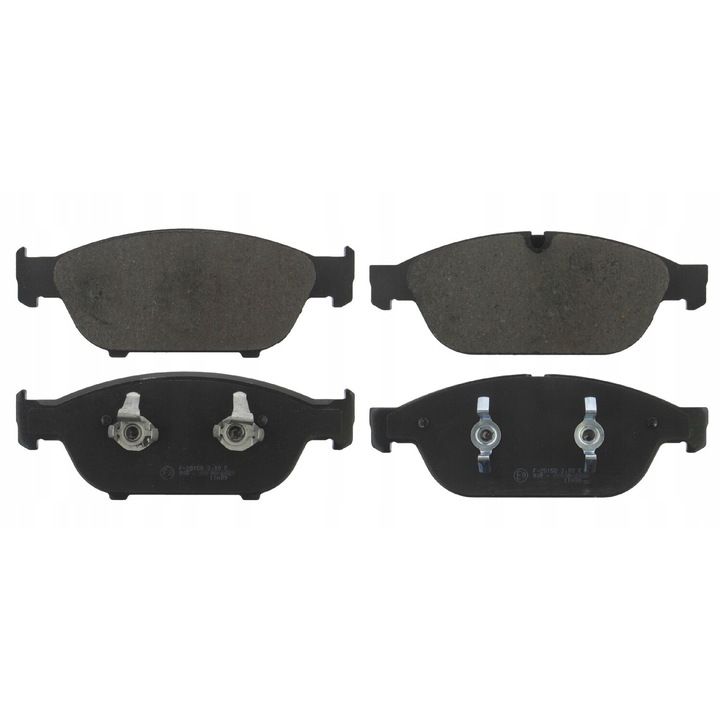 Fékbetétek FEBI BILSTEIN 16823, 193x73,8x70,8mm, kopásjelző nélkül, elöl