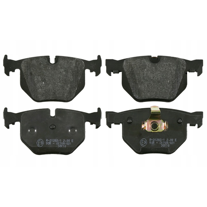 Комплект 4 накладки, FEBI BILSTEIN, 16434, Черни