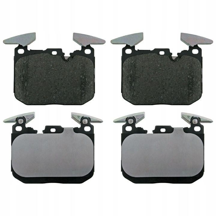 Set 4 placute de frana, Febi Bilstein, Negru/Gri, 16902
