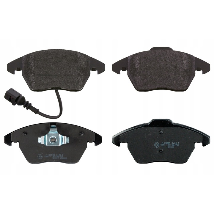 Fékbetétek, Febi Bilstein, fekete, 16502