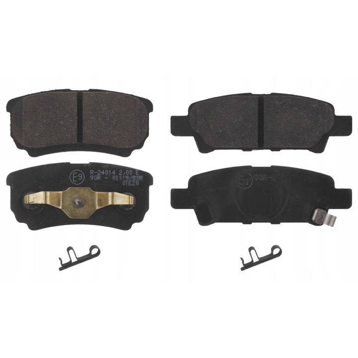 Placute frana FEBI BILSTEIN 16774, ECE R90 Approved, spate, 105.9x85.5x15.5mm