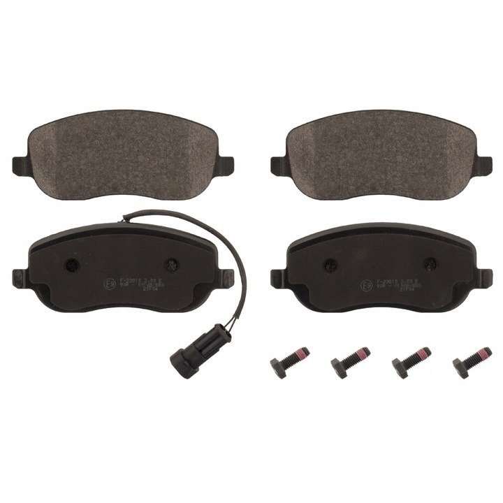 Fékbetétek FEBI BILSTEIN 16854, ECE R90 jóváhagyott, TRW, 146,7x19x60mm