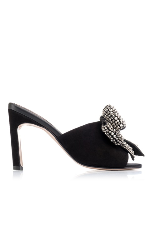 Sandale Musette, TAYLOR A218, Piele intoarsa, negru