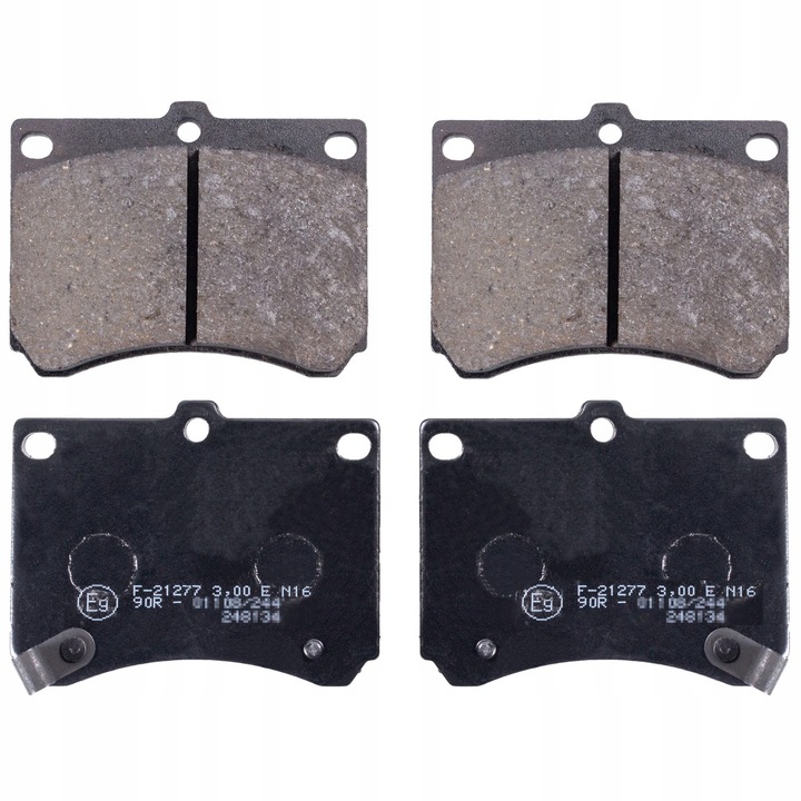 Fékbetétek, Febi Bilstein, fekete/szürke, 16499