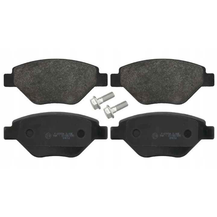 Fékbetétek, Febi Bilstein, fekete, 16623