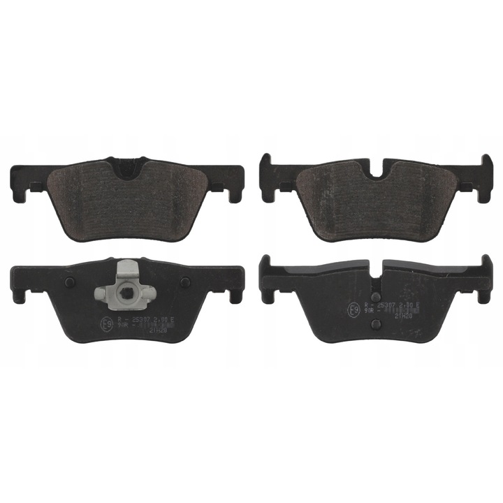 4db fékbetét készlet, Febi Bilstein, fekete, 16863