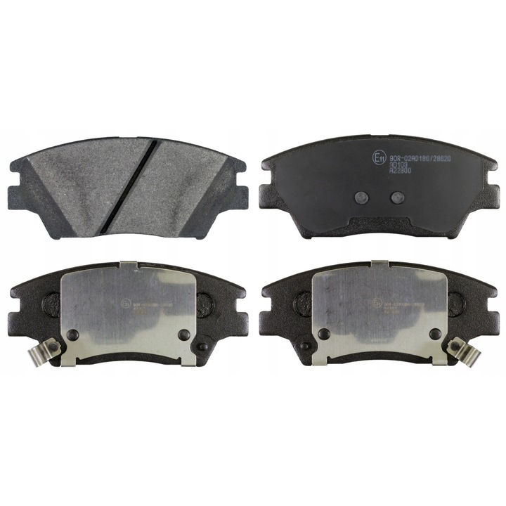 Комплект 4 накладки, Febi Bilstein, черно/сиво, 170629