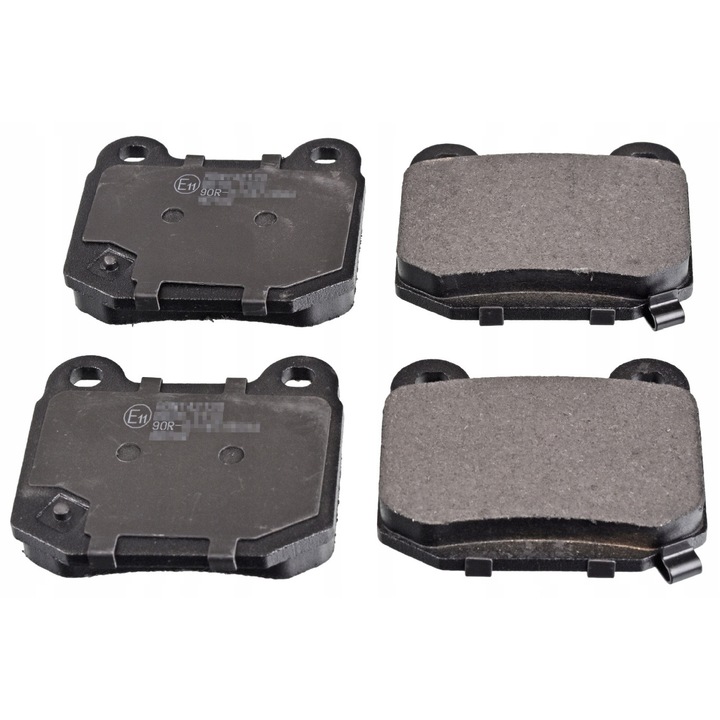 Комплект от 4 накладки, Febi Bilstein, черно/сиво, 170869