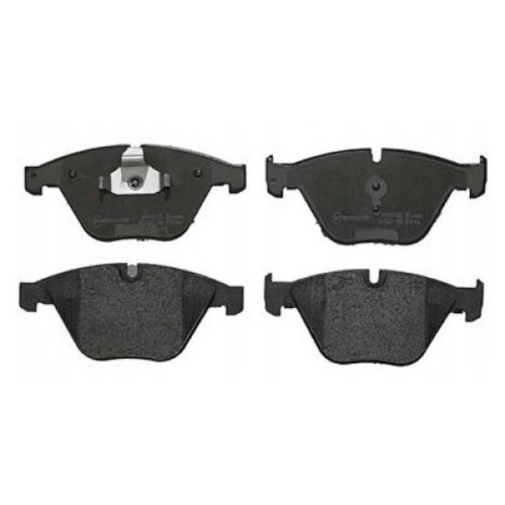 Комплект спирачни накладки, BREMBO, P06054, черни