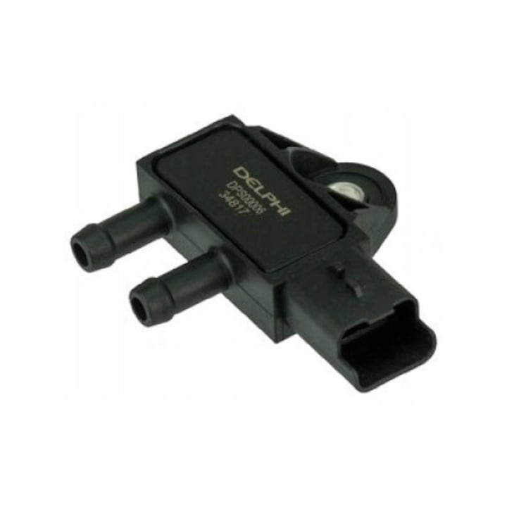 Kipufogógáz nyomásérzékelő DPS00006, Delphi, Fekete