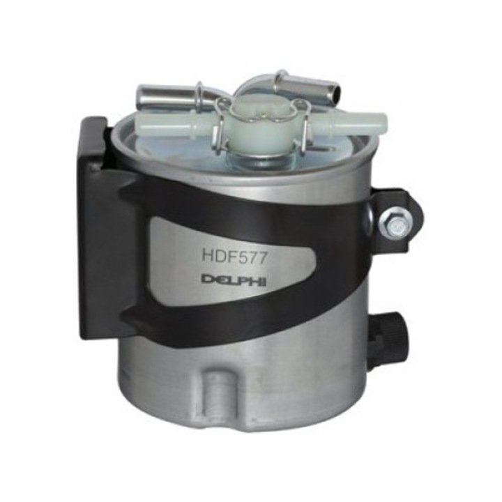 Üzemanyagszűrő HDF577, Delphi, ezüst/fekete