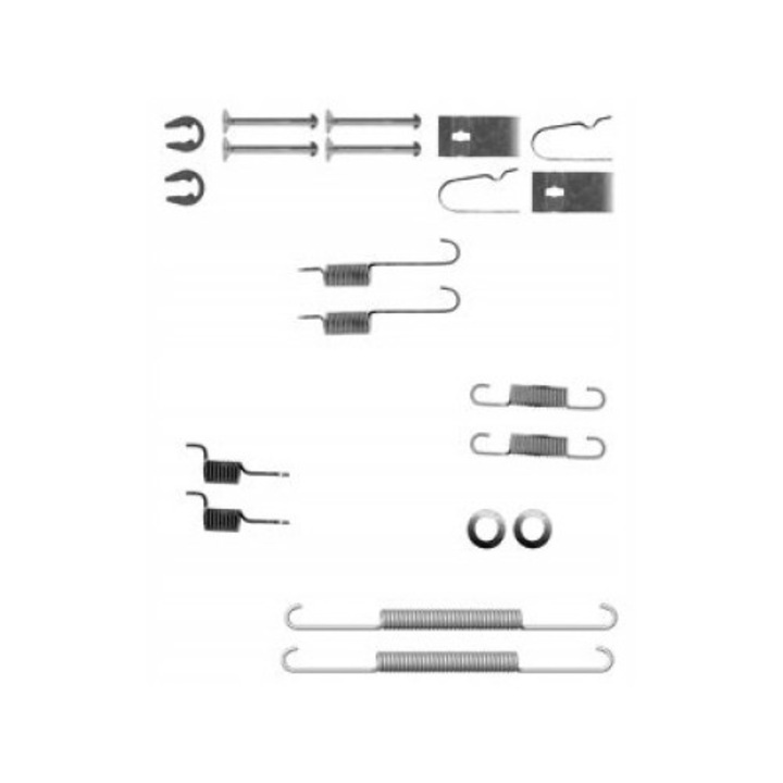 Fékbetét beépítő készlet, DELPHI, LY1356